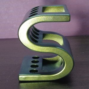 Pen Holder | 3dprinting | Gold-Green-Blue Chameleon decoration